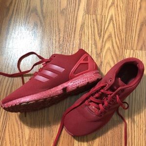 Red Adidas ZX Flux